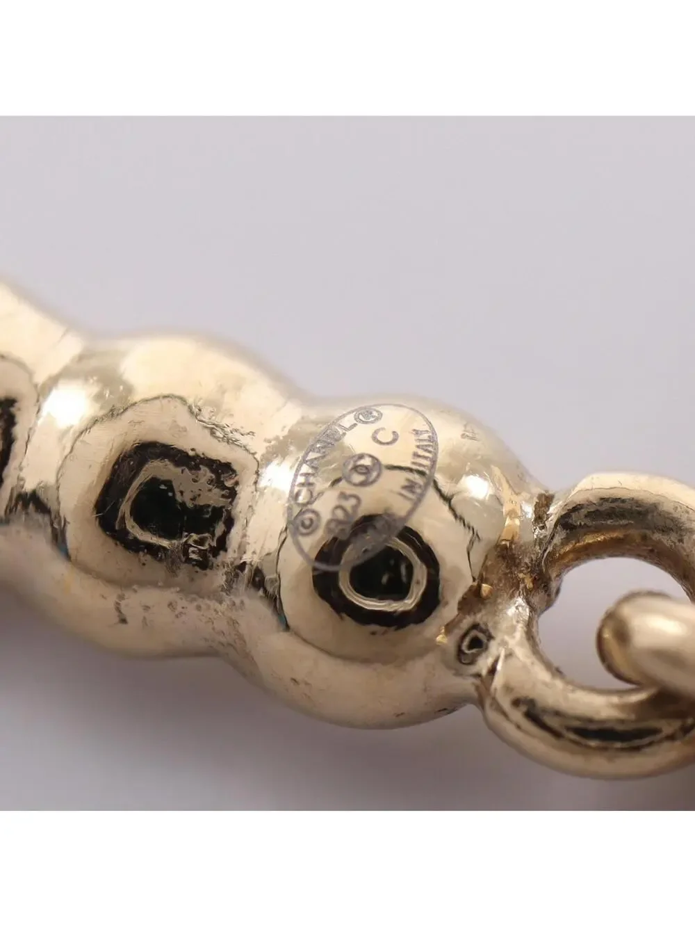 Chanel Cc Logo Earrings Metal #357811C12B